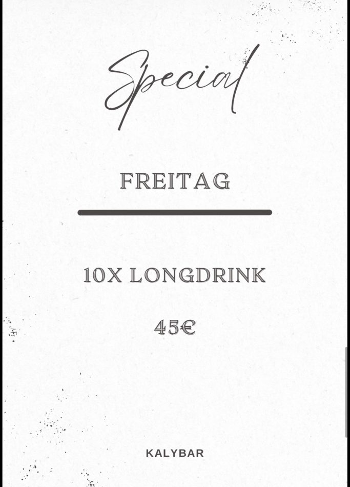 Longdrink Special