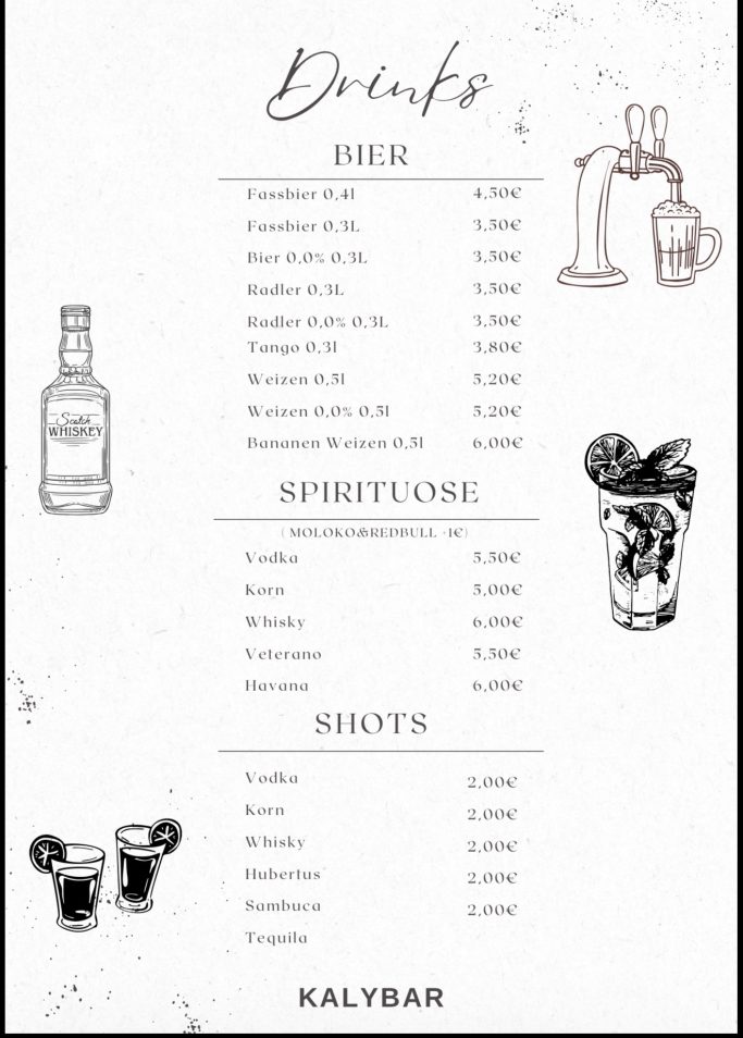 Alkoholische Getränke